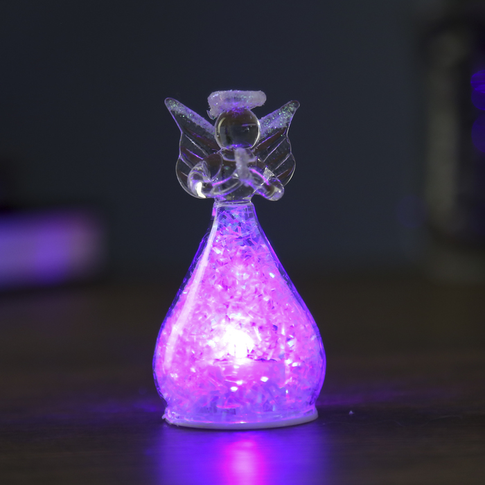 Сувенир "Ангелочек со снежной юбкой"