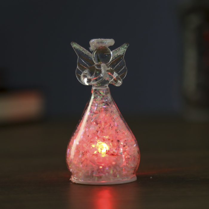 Сувенир "Ангелочек со снежной юбкой"