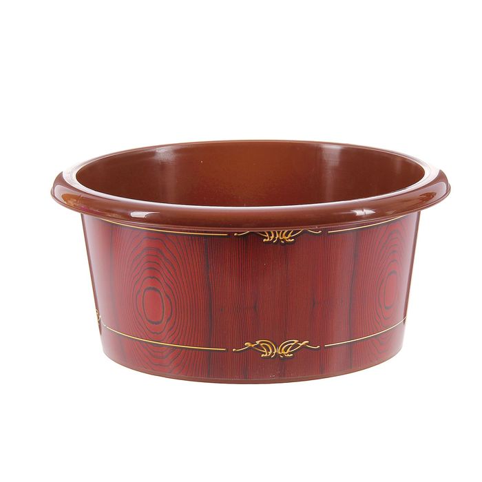 Таз без крышки 10 л "Дерево"