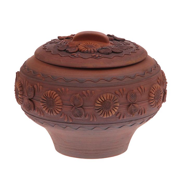 Казан "Подсолнух" лепка, 4,8 л