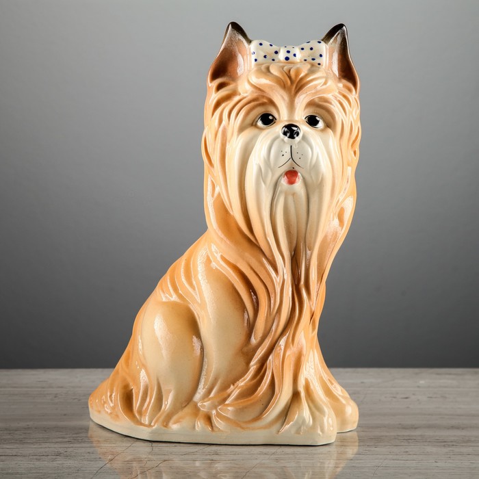 Копилка "Йорк" большая, глянец, рыжая