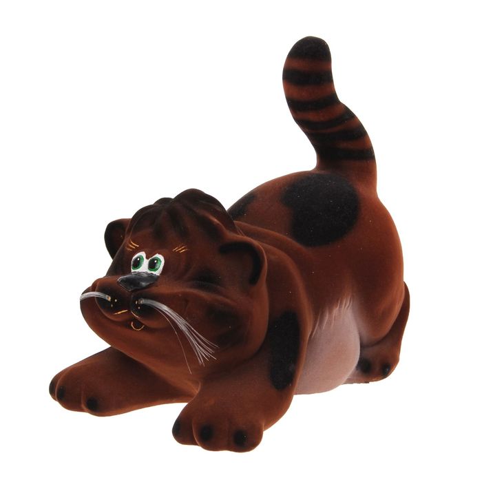 Копилка "Афоня" флок, коричневая