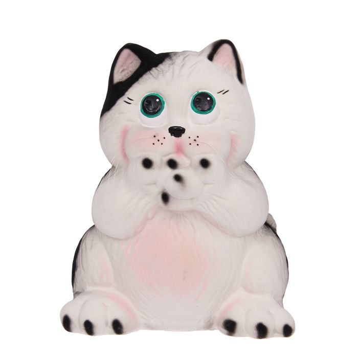 Копилка "Гарфи" флок, чёрно-белая