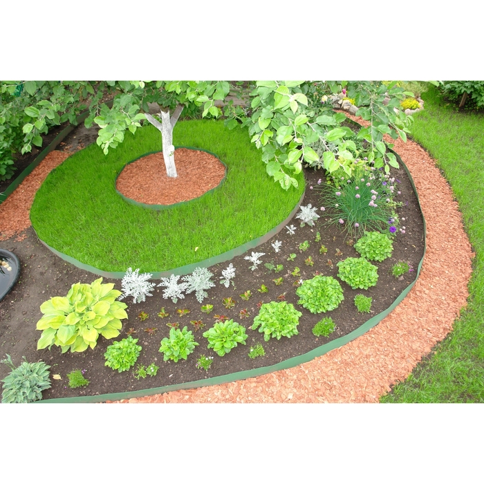 Лента бордюрная, 0.2 х 10 м, толщина 1.2 мм, хаки