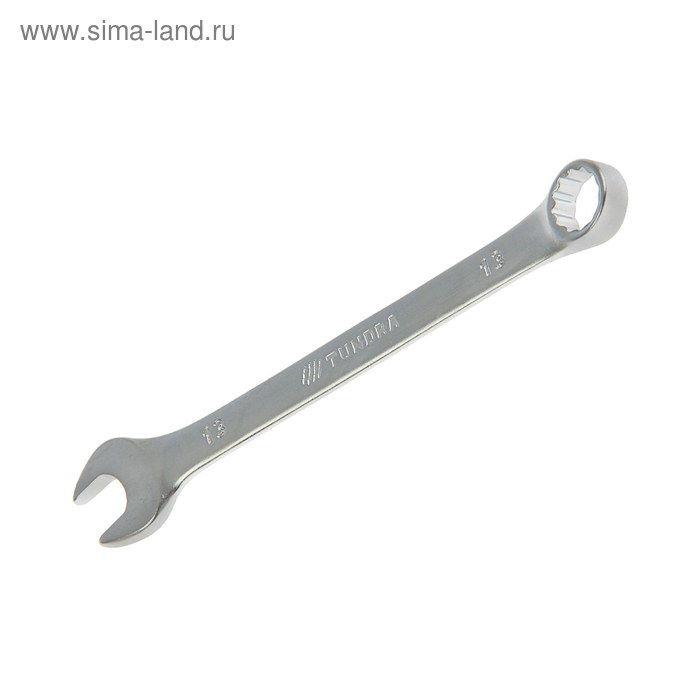 фото Ключ комбинированный tundra, crv, матовый, 13 мм