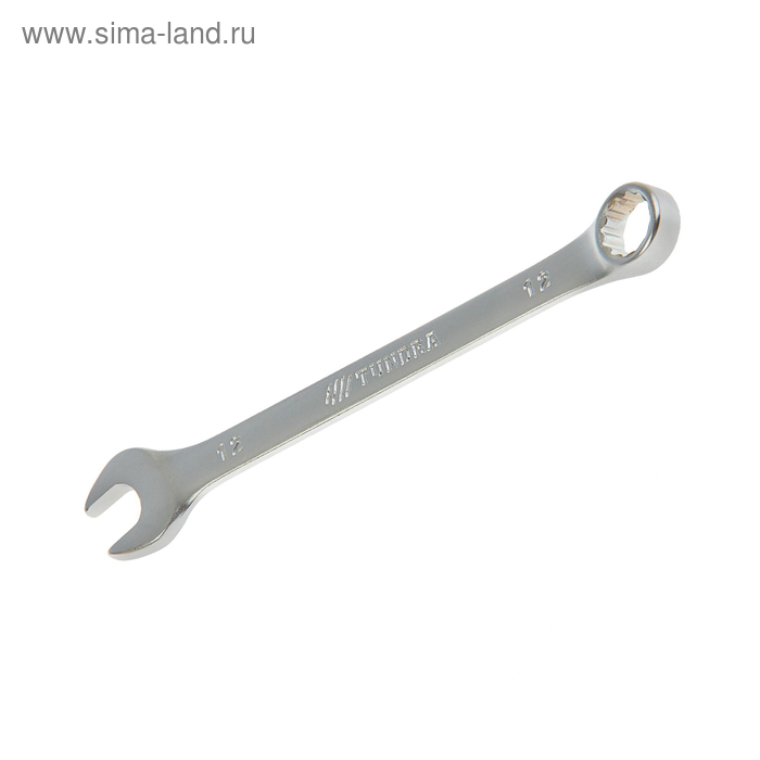 фото Ключ комбинированный tundra, crv, матовый, 12 мм