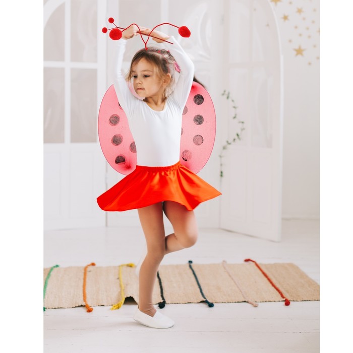 Карнавальный набор "Букашка", 3 предмета: крылья, ободок, жезл, 3-5 лет