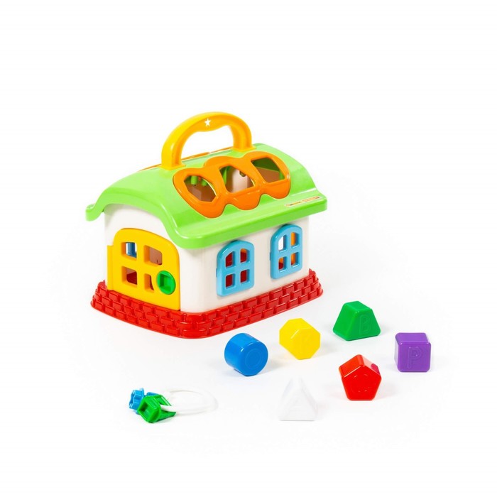 Развивающая игрушка «Сказочный домик» с сортером полесье развивающая игрушка сказочный домик с сортером