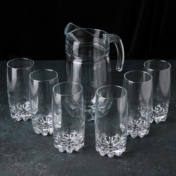 фото Набор питьевой sylvana: графин 1,35 л и 6 стаканов 385 мл paşabahçe