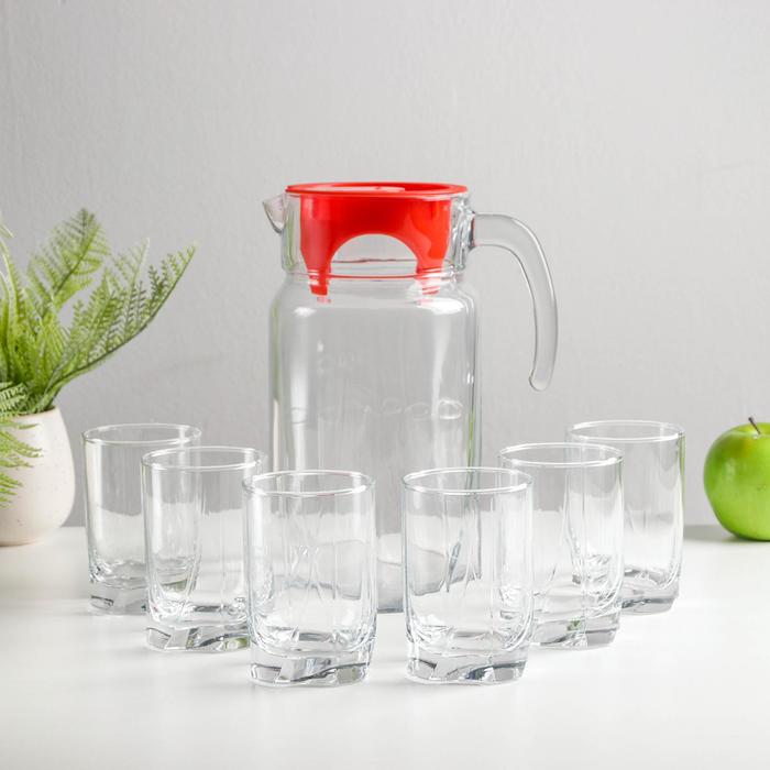 фото Набор питьевой: графин 1,7 л и 6 стаканов luna paşabahçe