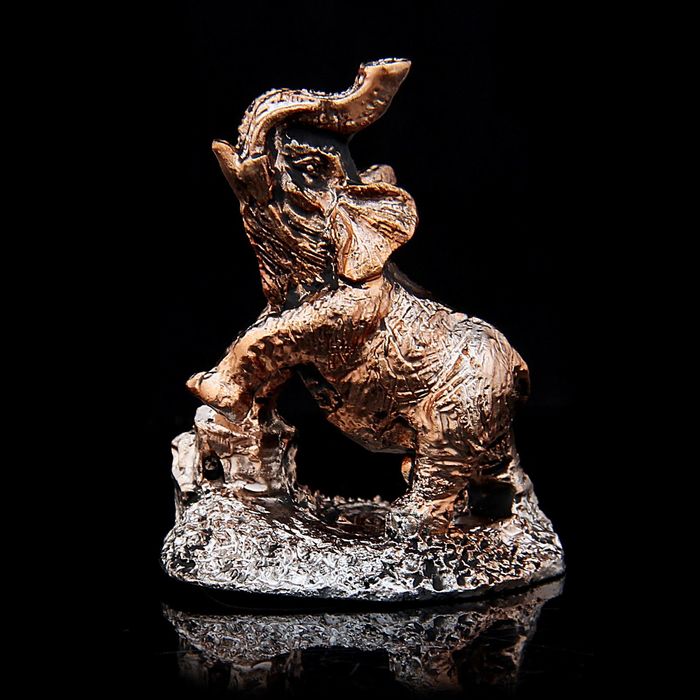 Сувенир "Слоник", цвет бронза-серебро