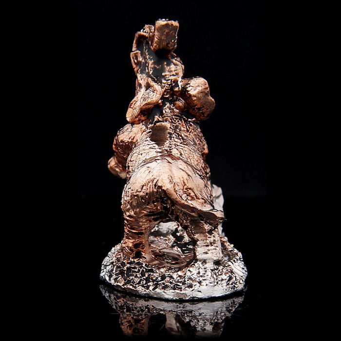 Сувенир "Слоник", цвет бронза-серебро