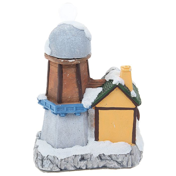 Сувенир "Домик. С Рождеством" световой, движущийся