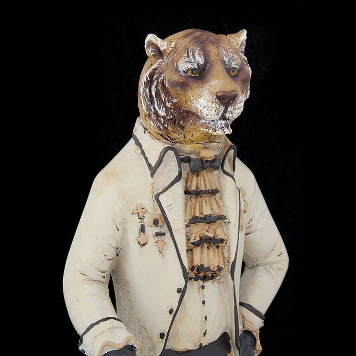 Сувенир "Английский шарж-Тигр лорд"