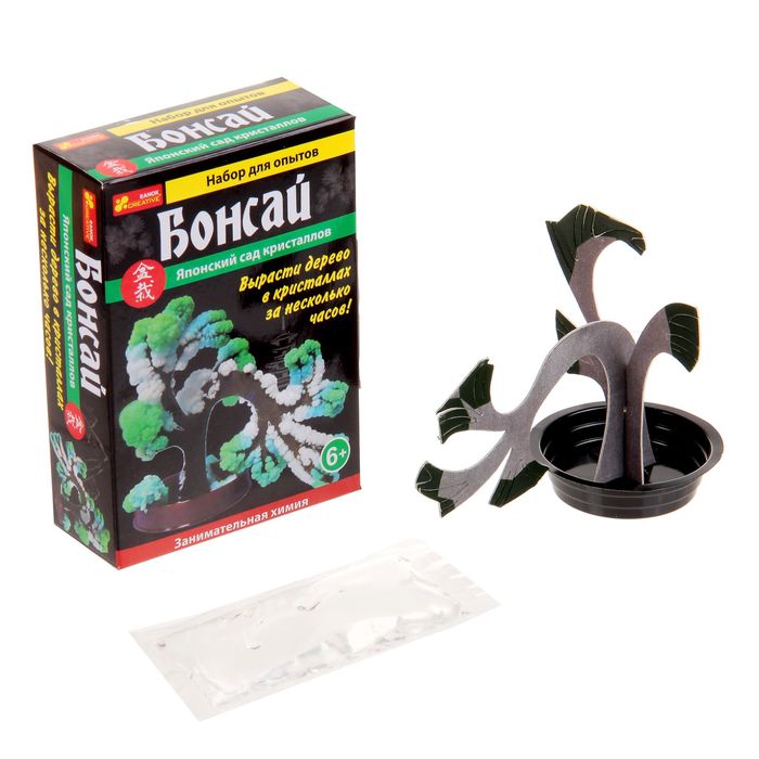 Набор для опытов "Бонсай" Японский сад кристаллов