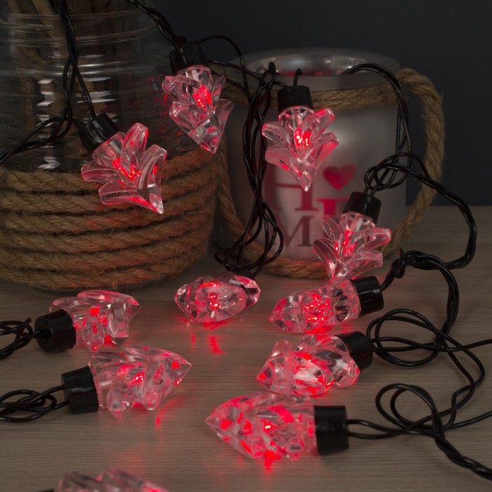 Гирлянда "Метраж" улич. с насад. "Ель большая" 5 м, Н.Т. LED-30-220V, контр. 8 р, КРАСНЫЙ