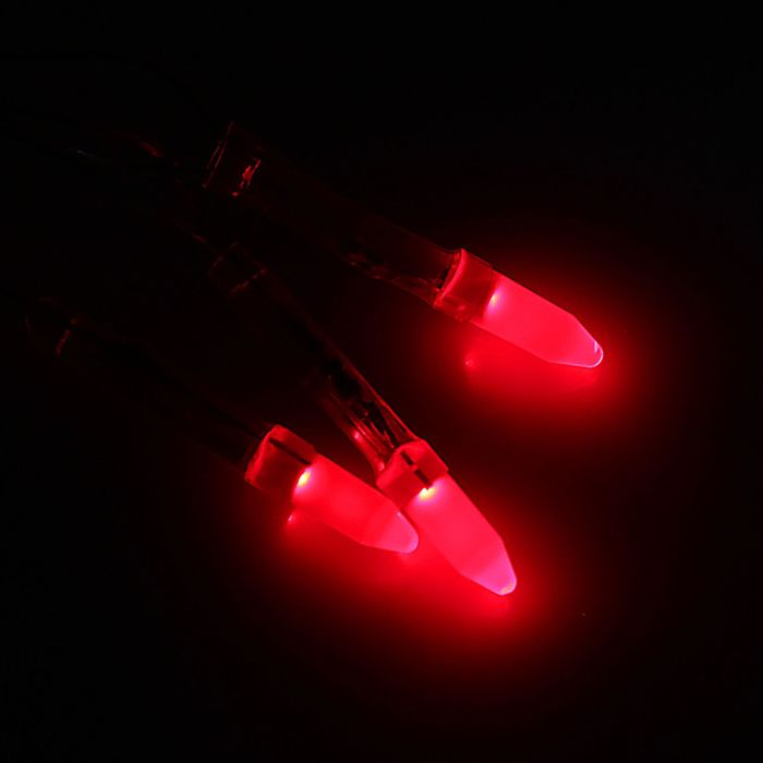 Гирлянда "Метраж" 10 м. “Игла”, Н.С. LED-100-220V, контроллер 8 режимов, КРАСНЫЙ