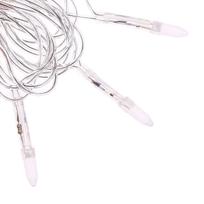 Гирлянда "Метраж" 10 м. “Игла”, Н.С. LED-100-220V, контроллер 8 режимов, КРАСНЫЙ