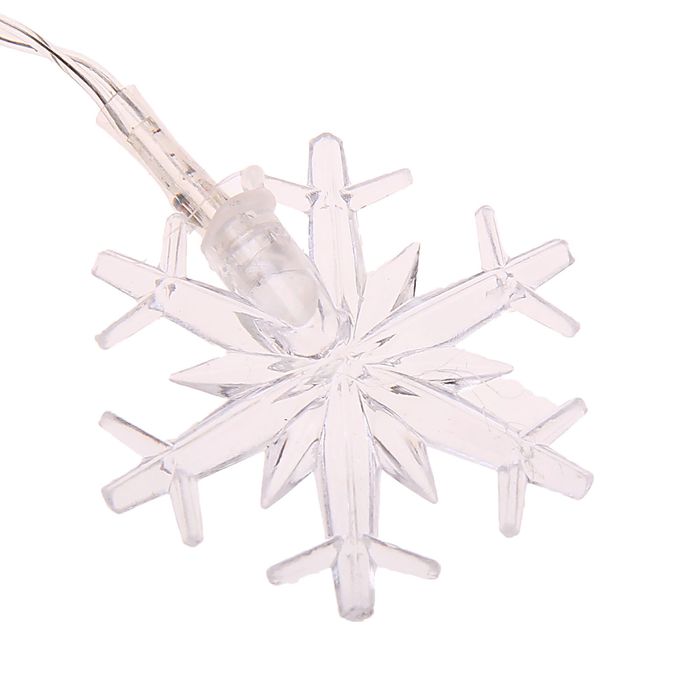 Гирлянда "Бахрома" Ш:2.8 м, В:0,6 м, Н.С. "Снежинка большая", LED-100-220V, МУЛЬТИ(RG/RB)