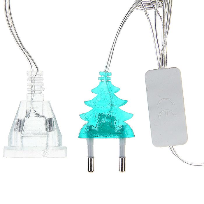 Гирлянда "Занавес" УМС вилка Ш:1,5 м, В:1 м, Н.С. LED-180-220V, моргает, МУЛЬТИ(RG/RB)