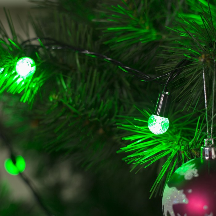Гирлянда "Метраж" улич. с насад. "Фонарик" 5 м, Н.Т. LED-40-220V, контр. 8 р, ЗЕЛЕНЫЙ