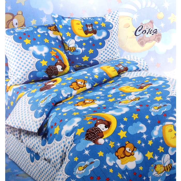 Постельное бельё Сударушка "Соня" 1,5 сп., размер 150х215 см, 150х215 см, 70х70 см - 2 шт.