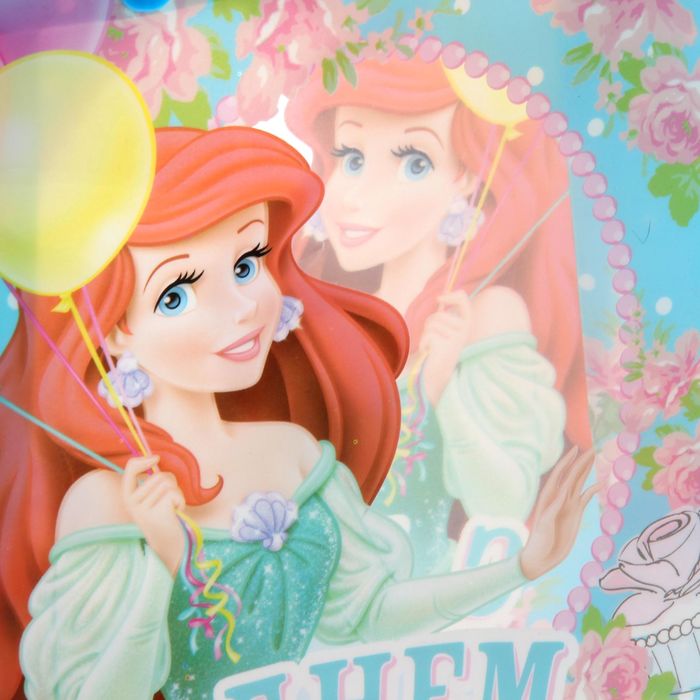 Пакет подарочный пластик "С Днем рождения", Принцессы: Русалочка, 18 х 23 см