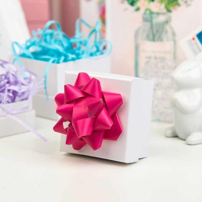 Бант-звезда №7,5 (набор 6 шт), цвета ассорти