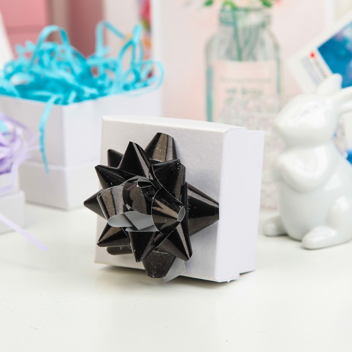 Бант-звезда №7,5 (набор 6 шт), цвета ассорти