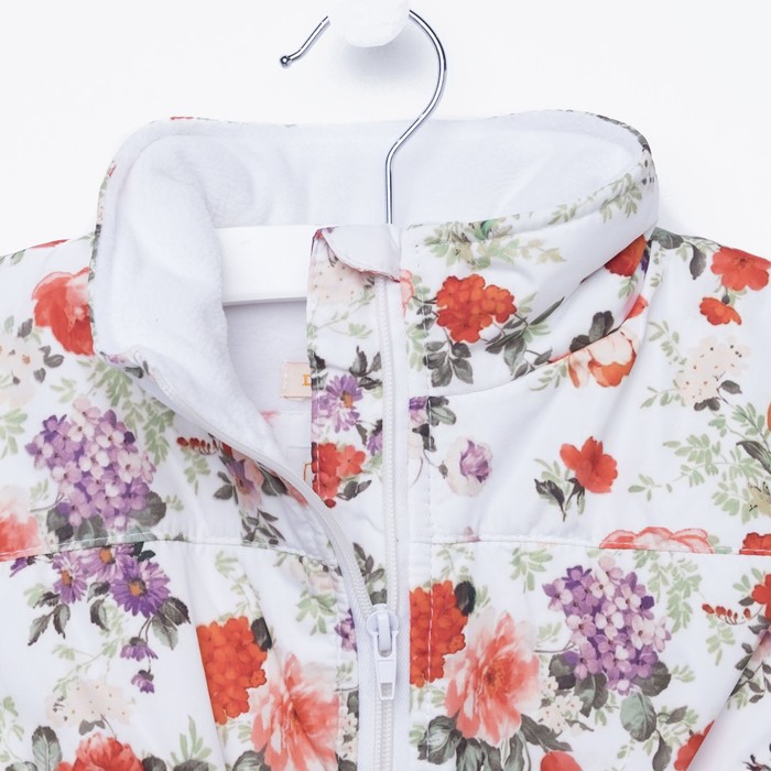 Жилет для девочки "РОЗАЛИЯ", рост 92 см, принт розы 7 вида 10_М