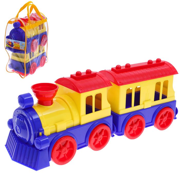 Набор "Поезд с пассажирским вагоном"