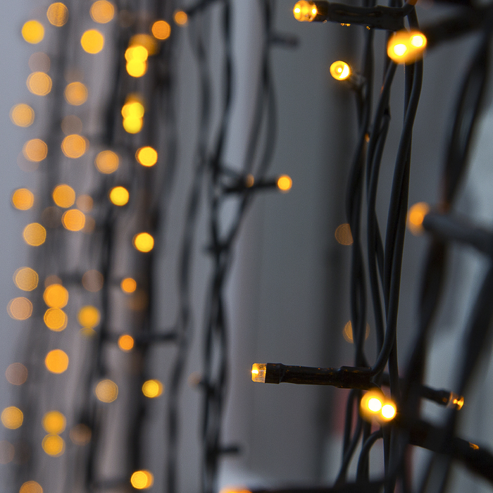 ЗАНАВЕС уличная, УМС, Ш:2 м, В:6 м, Н.Т. 3W LED-1440-220V, ЖЕЛТЫЙ