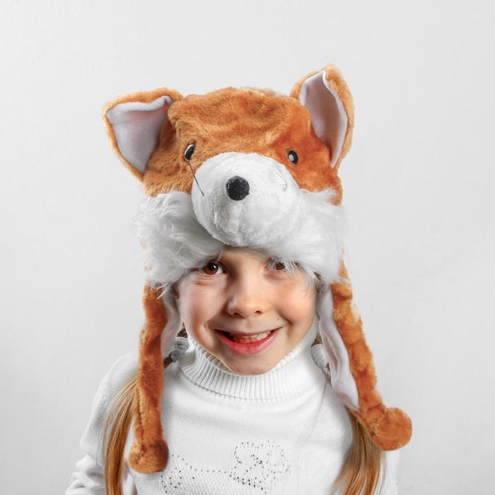 Карнавальная шляпа "Лисичка", р-р 52-54