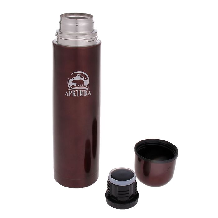 Термос питьевой «Арктика», бытовой, вакуумный, 0.75 л, коричневый