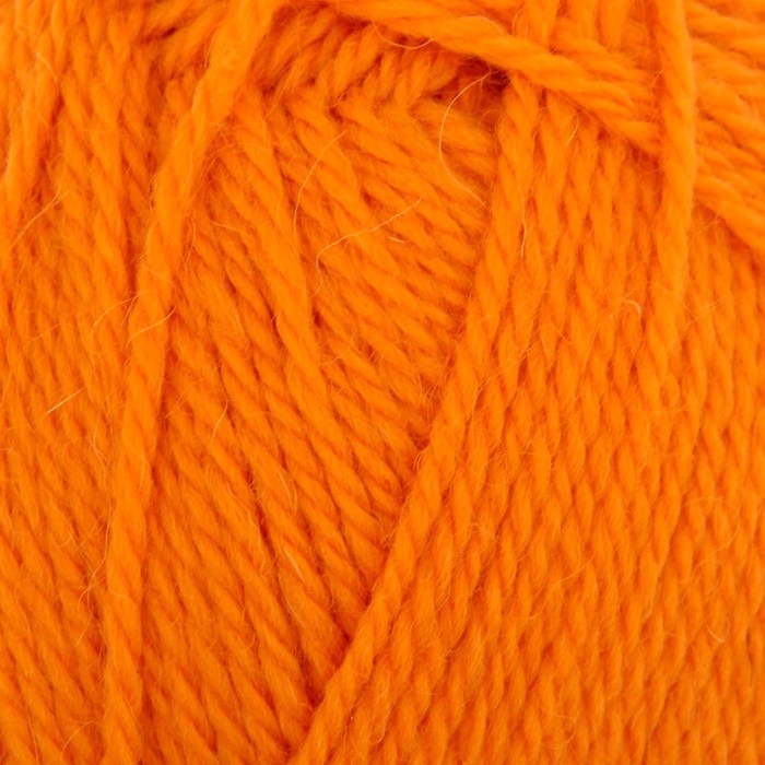 Пряжа "Аргентинская шерсть" 100% импортная п/т шерсть 200м/100гр (035, оранж.)