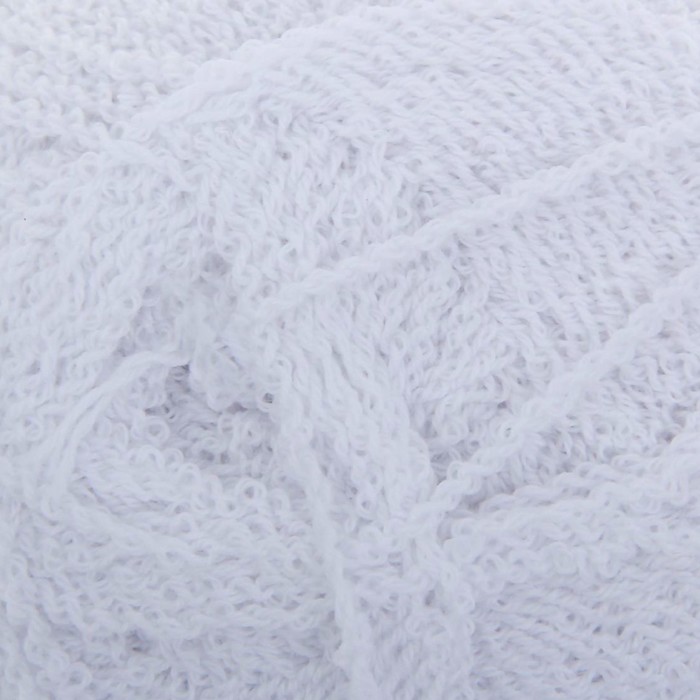 Пряжа "Хлопок стрейч" 98% хлопок, 2% лайкра 160м/50гр (002, отбелка)