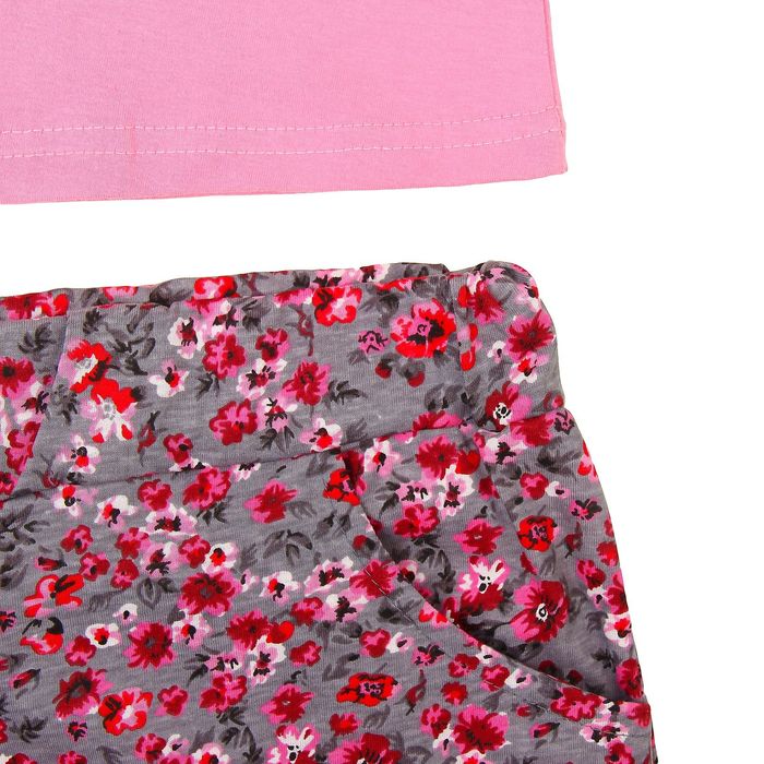 Комплект женский (футболка, бриджи) ТК-12Б МИКС, р-р 56