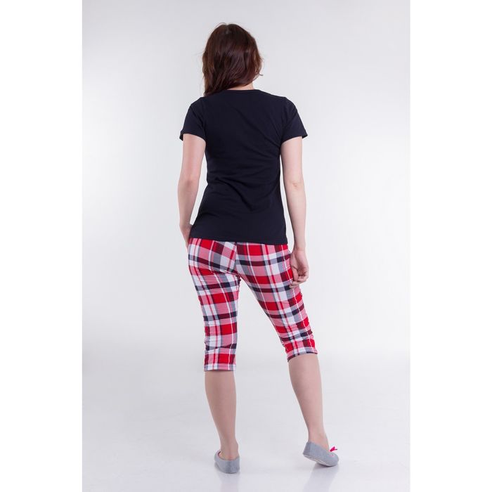 Комплект женский (футболка. бриджи) ТК-77Б, цвет микс, размер 52