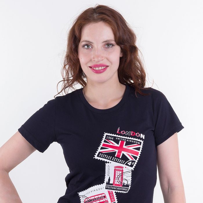 Комплект женский (футболка, бриджи) ТК-77Б МИКС, р-р 50