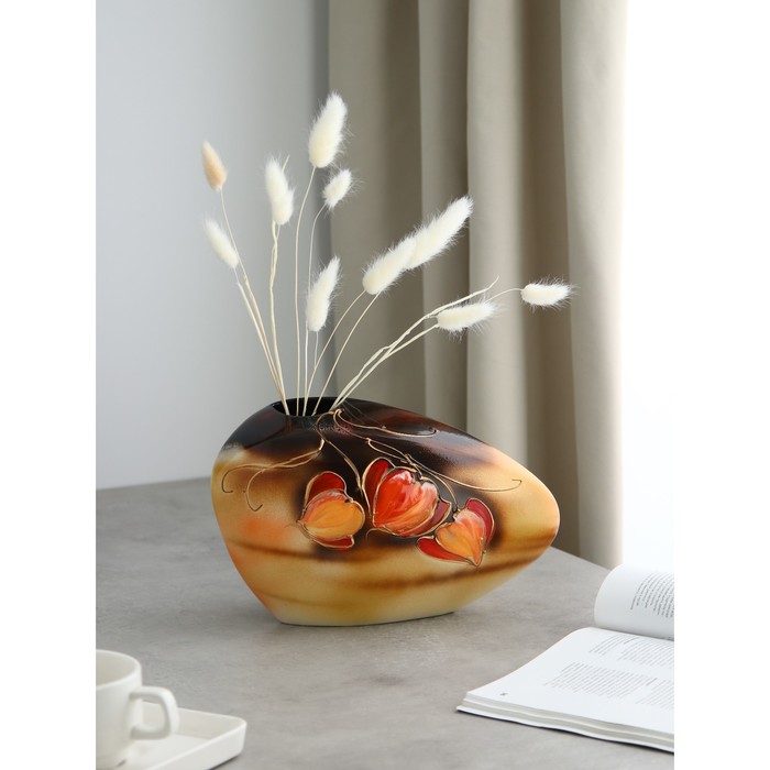 Ваза "Камень" бабочка, шамот