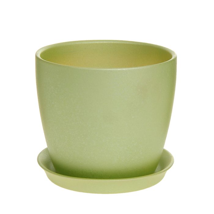 Кашпо "Осень" фисташка перламутр, 2 л