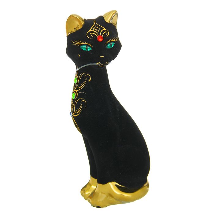 Копилка "Кошка Камилла" малая, флок, булат