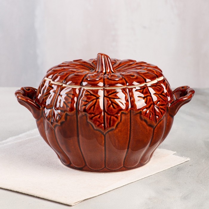 Горшок для запекания с крышкой 