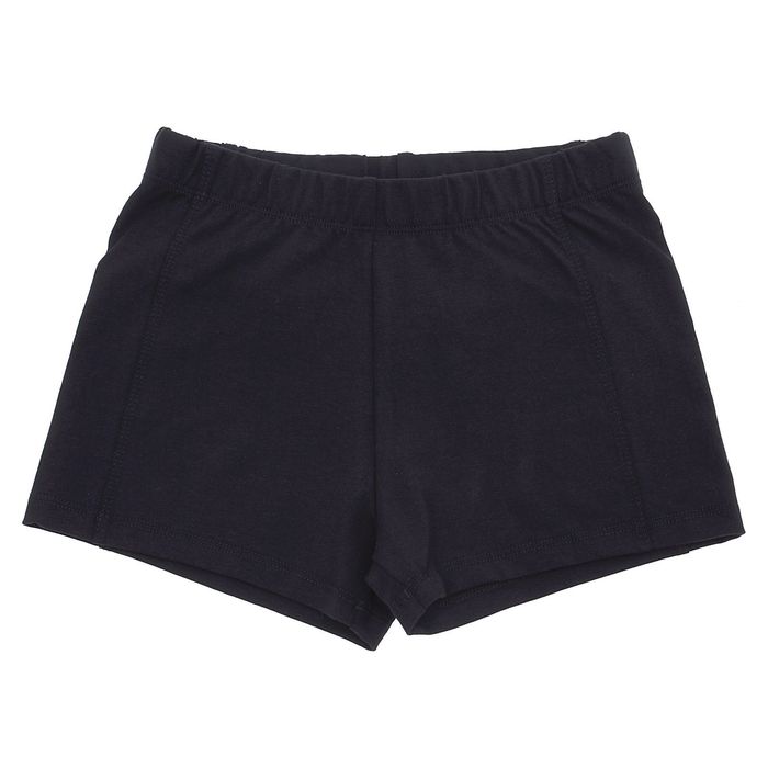 Шорты гимнастические, размер 28, цвет чёрный