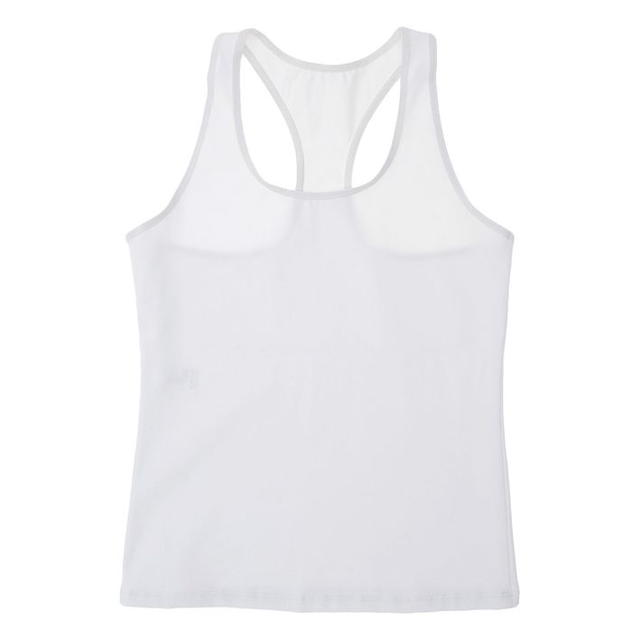 Майка-борцовка гимнастическая, размер 38, цвет белый