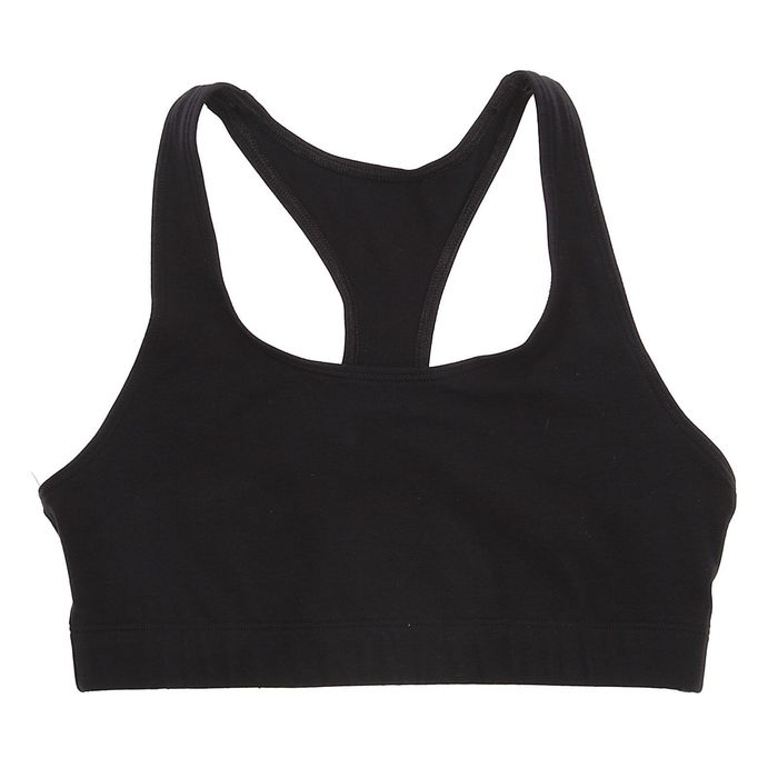 Топ-лиф гимнастический, размер 32, цвет чёрный
