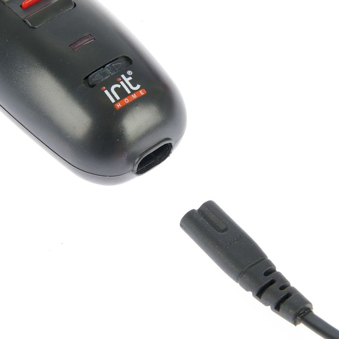 Электробритва Irit IR-3020, 3 Вт, АКБ, роторная, 3 бритвенные головки, чёрная