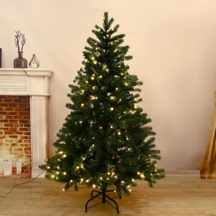 Елка Эксклюзив фибро 150 см, d нижнего яруса 105 см, 638 веток