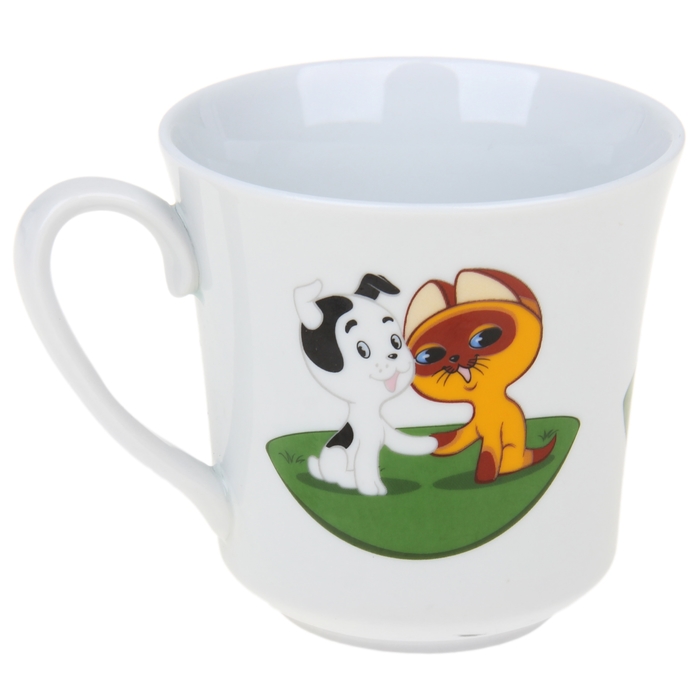 Кружка 250 мл "Котенок по имени Гав", цвет МИКС