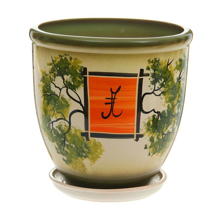 Кашпо "Ирис" иероглиф, микс 9 л